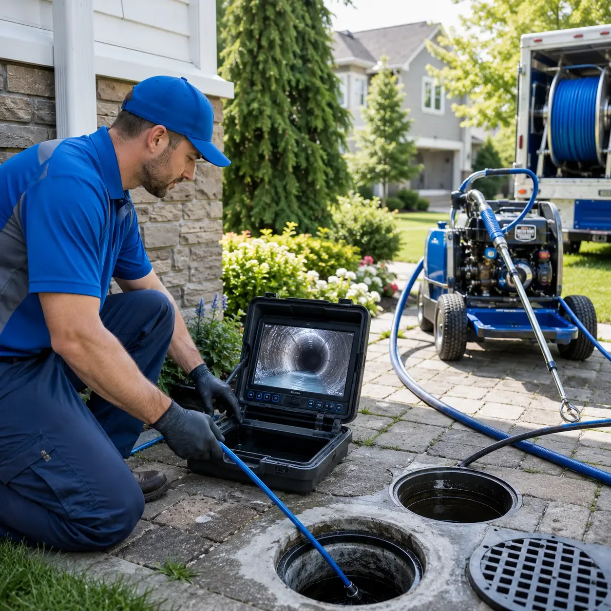Outdoor drain cleaning professionals serving Salem, IN