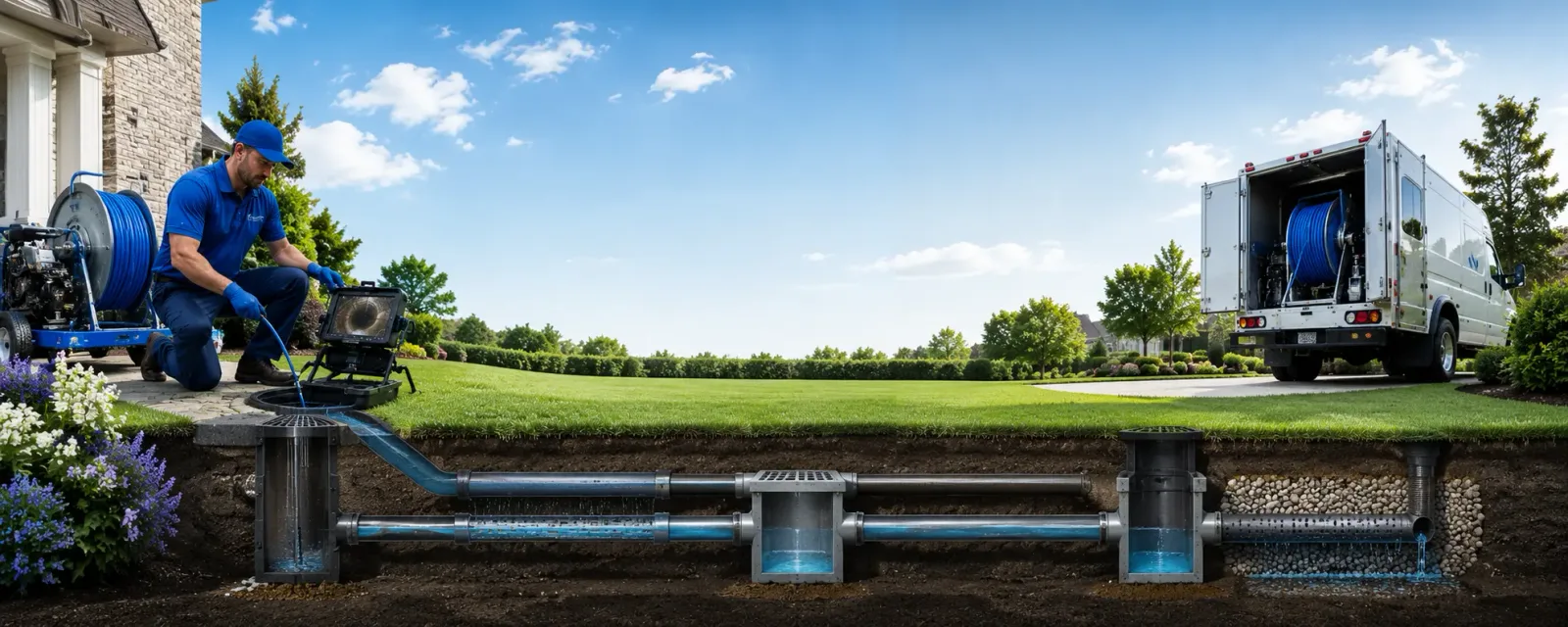 Outdoor drain cleaning information for Salem, IN